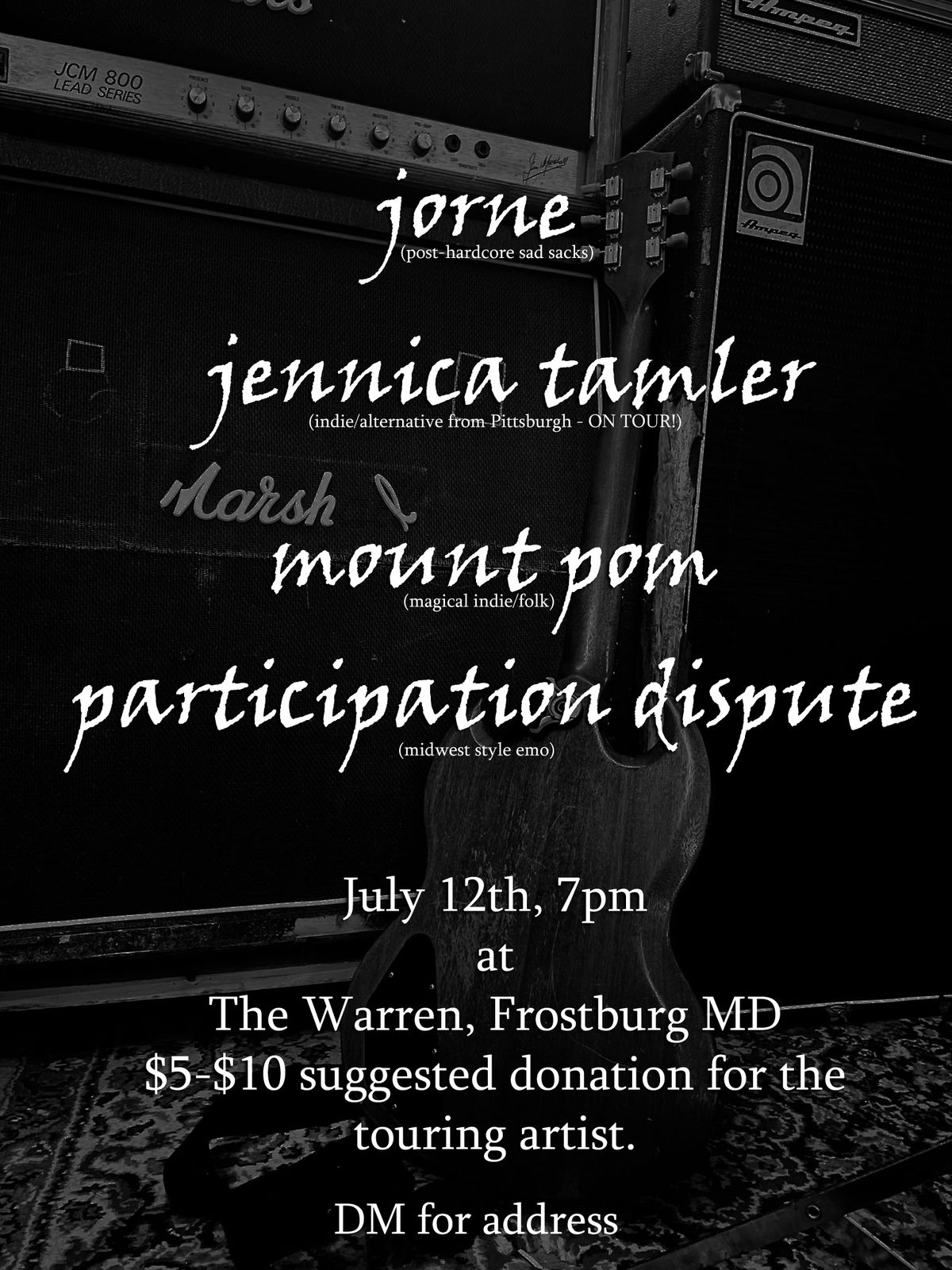 Jorne, Jennica Tamler, Mount Pom and Participation Dispute