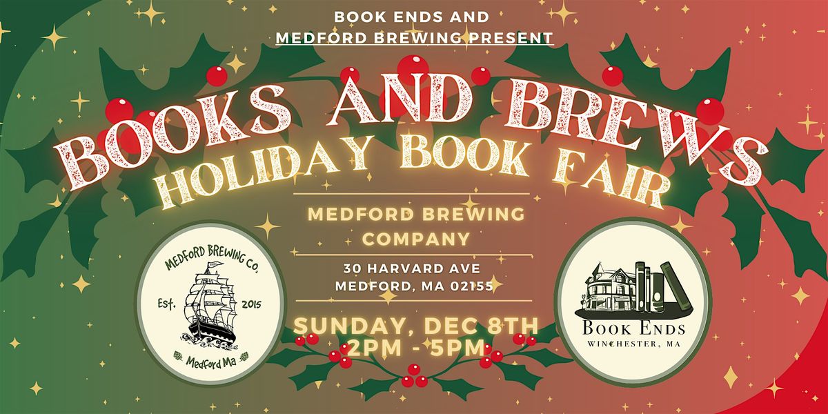 Books and Brews Holiday Bookfair @ Medford Brewing Company