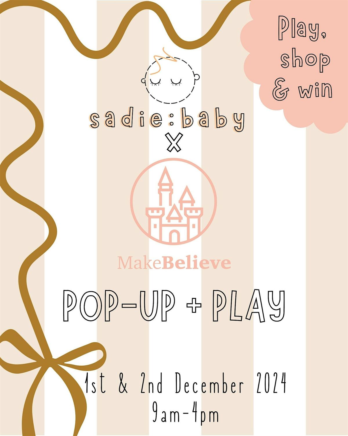 Pop-Up and Play \u2728 SADIE:BABY X MAKE BELIEVE