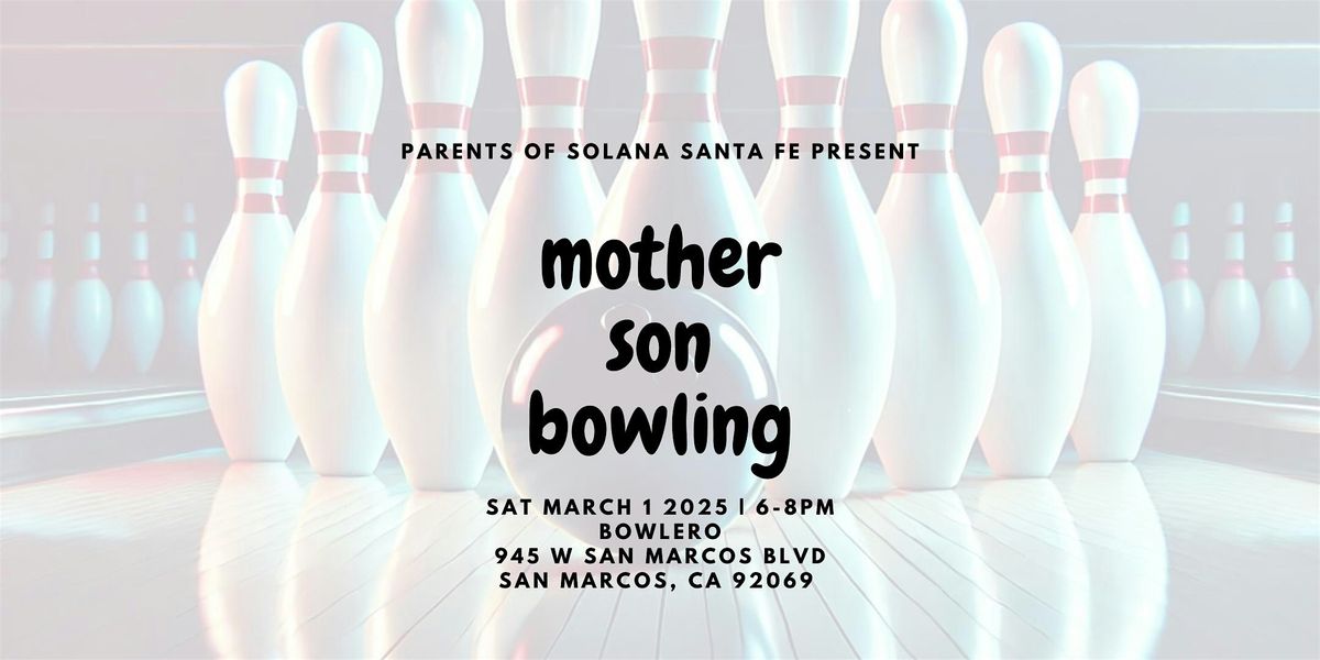 SSF Parents Present Mother-Son Bowling 2025