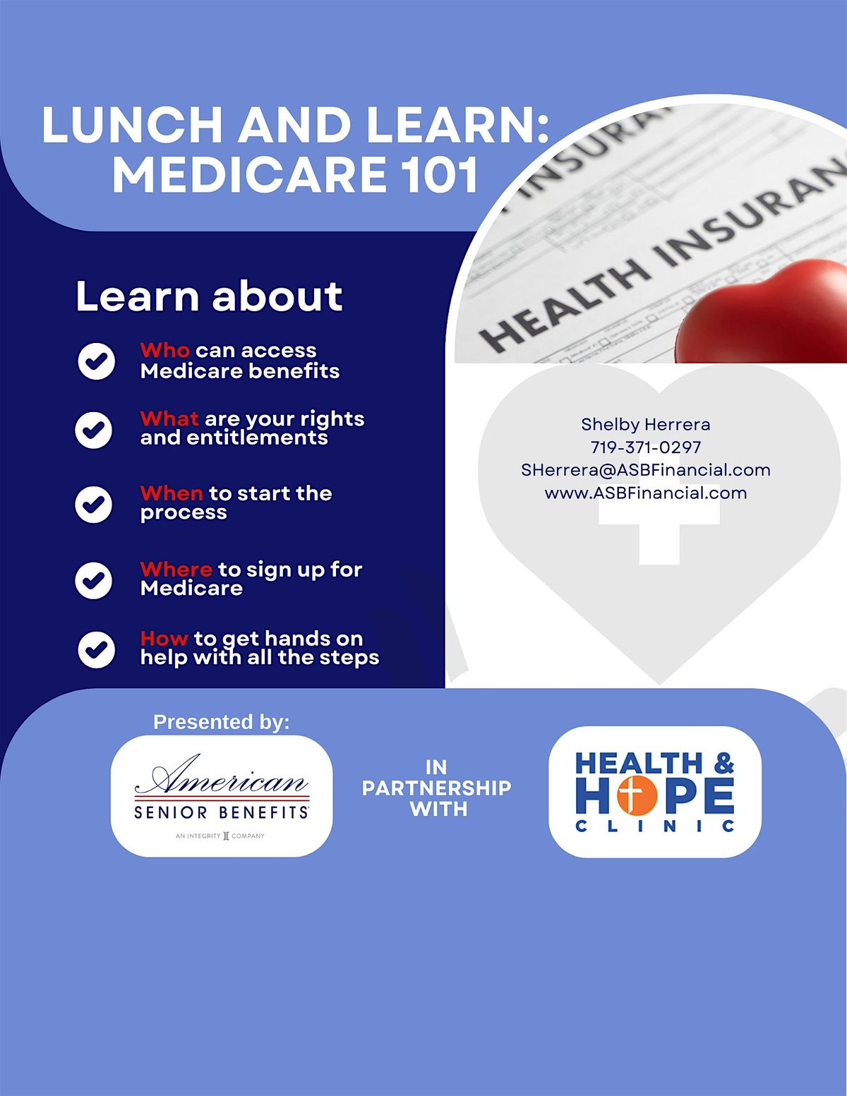 November Medicare 101: Lunch and Learn