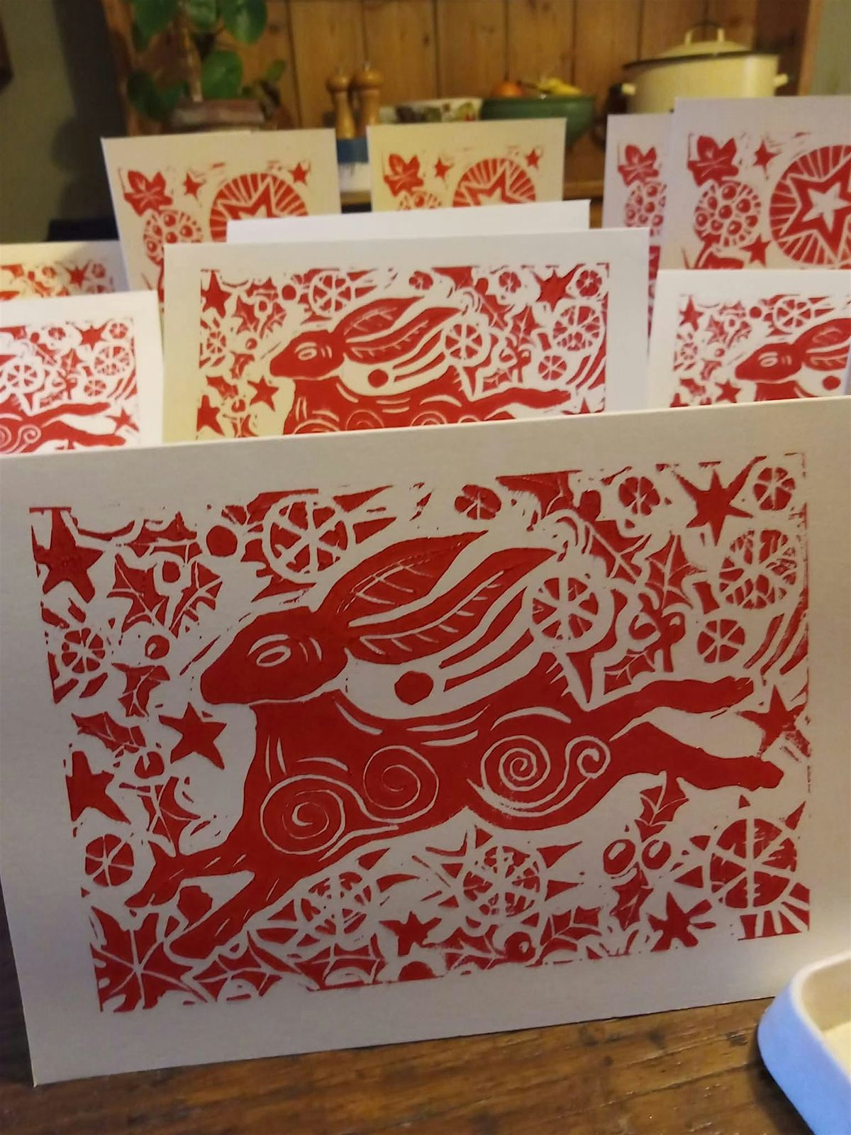 Prints From The Plot Christmas Linoprinting Workshop