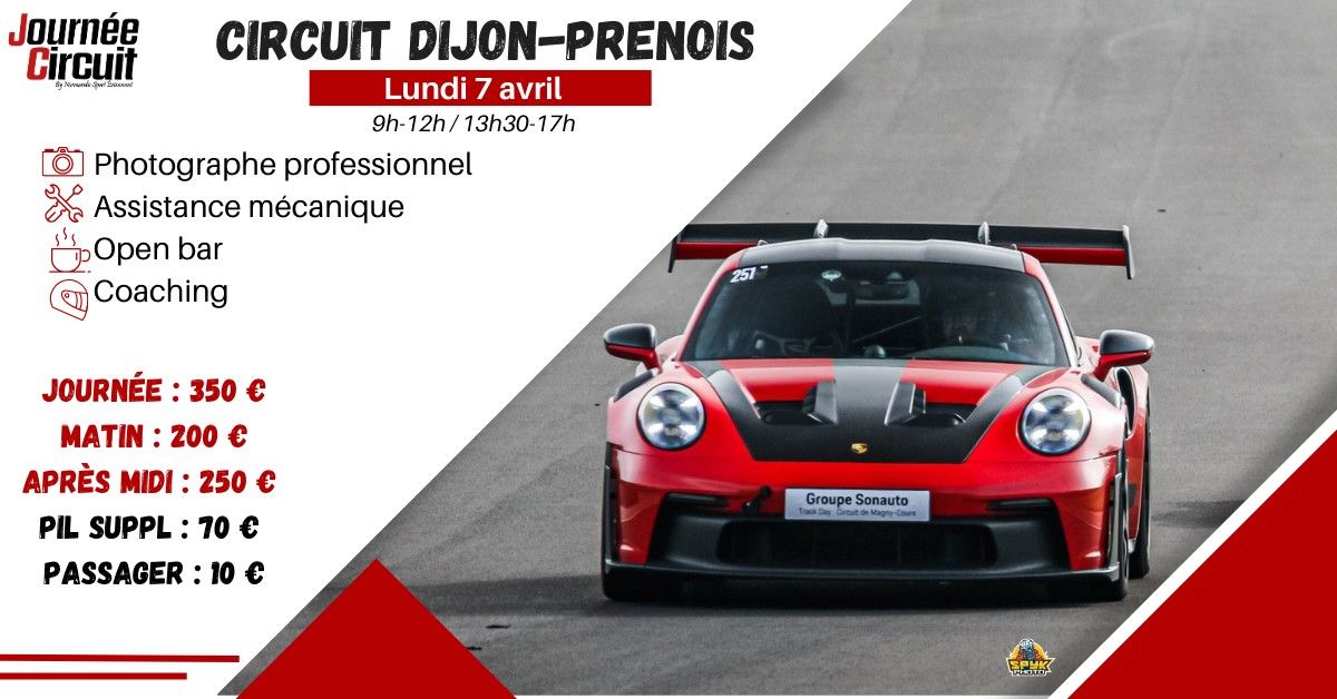 Journ\u00e9e Circuit Dijon-Prenois - Lundi 7 avril 2025