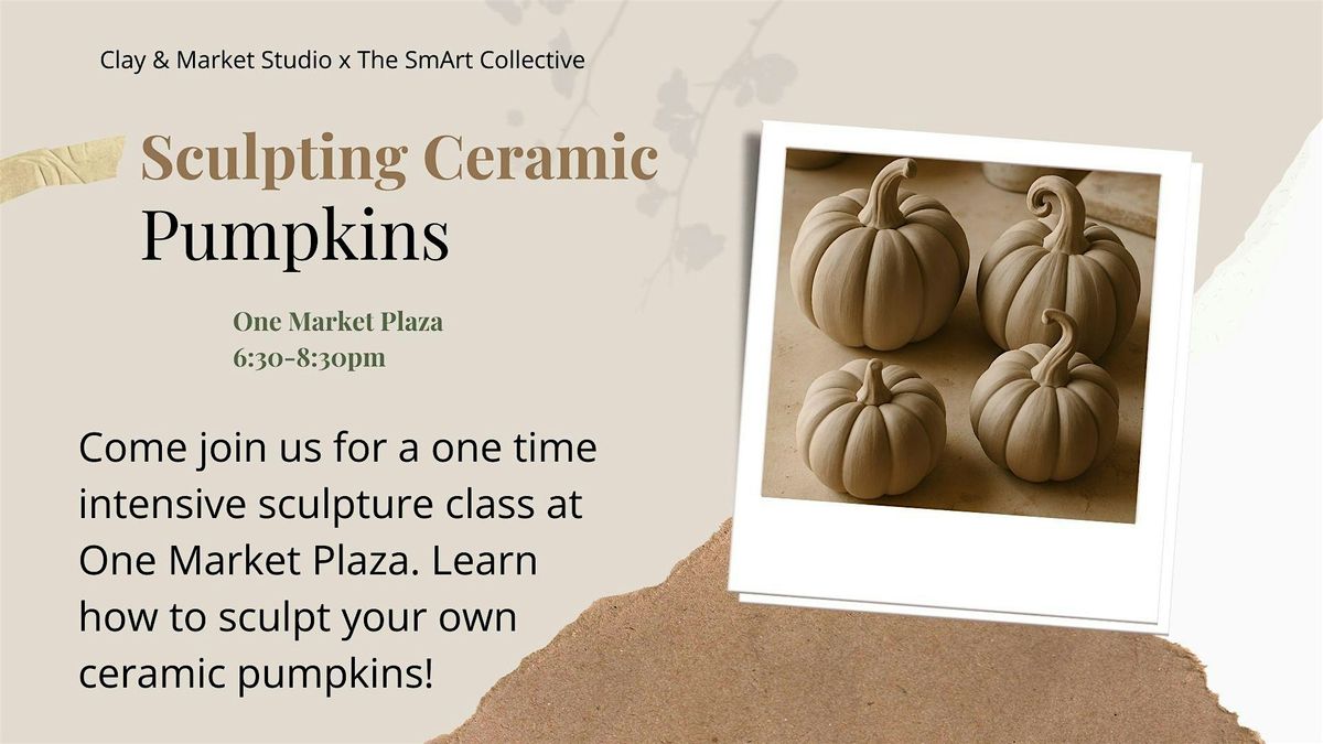 Sculpting Ceramic Pumpkins