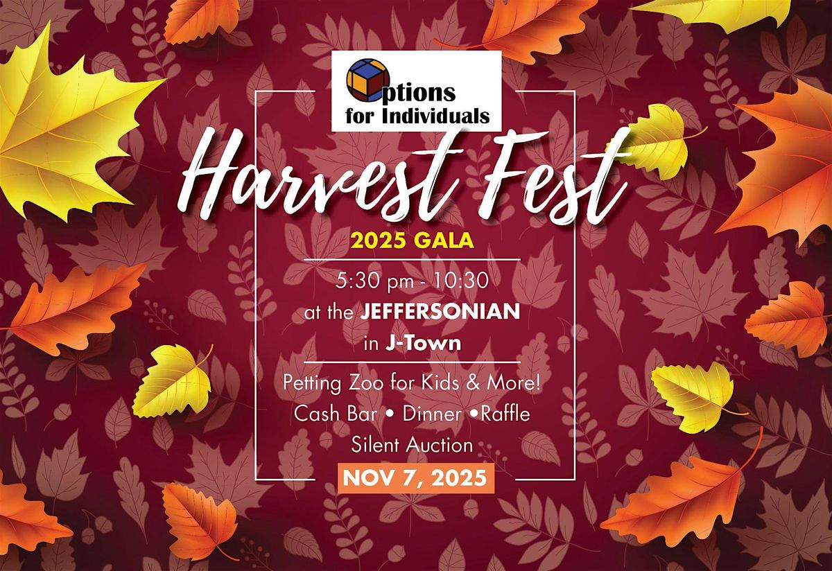 Options for Individuals Harvest Fest