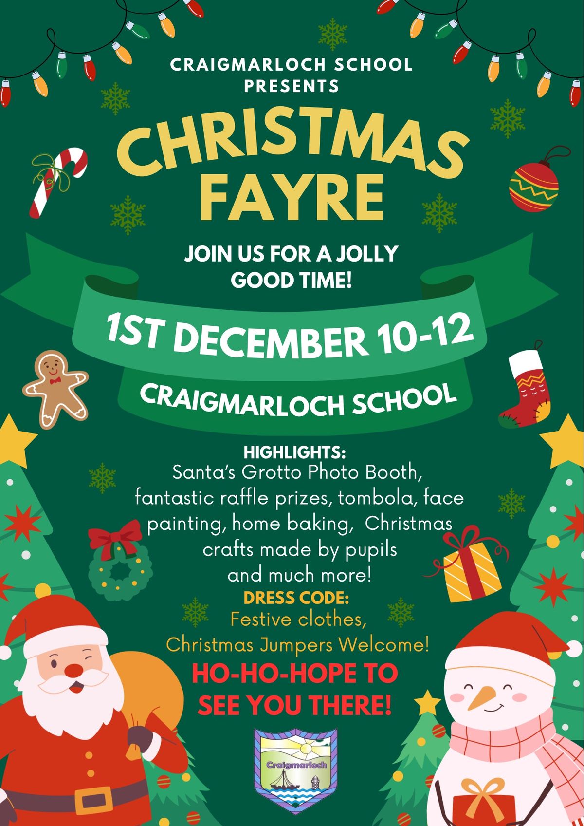 Craigmarloch \ud83c\udf85\ud83c\udffd Christmas Fayre \ud83c\udf84 