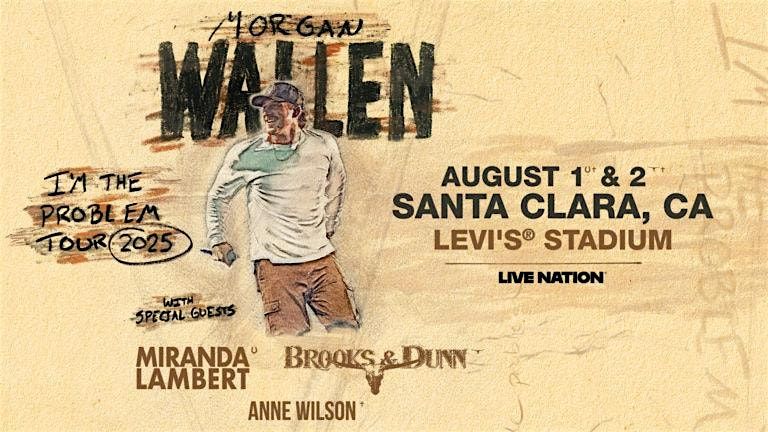 MORGAN WALLEN CONCERT BUS R\/T SAN FRANCISCO TO LEVI'S STADIUM (FRI & SAT)