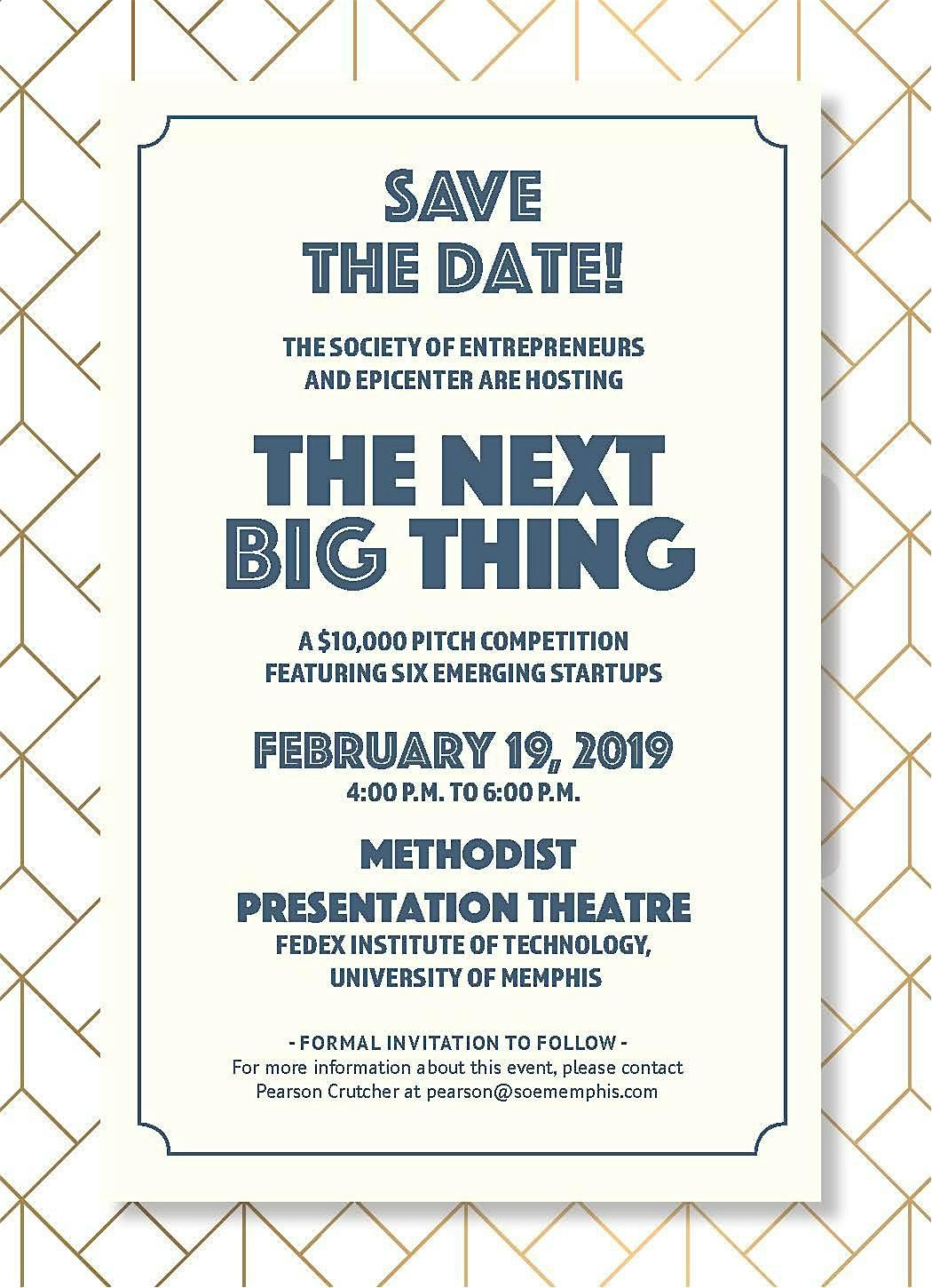 The Next Big Thing Pitch Competition