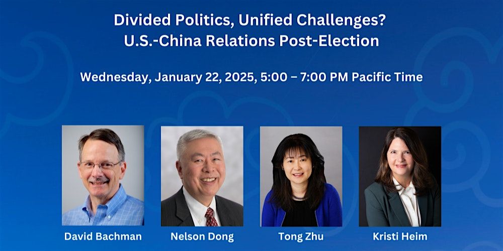 Divided Politics, Unified Challenges? U.S.-China Relations Post-Election