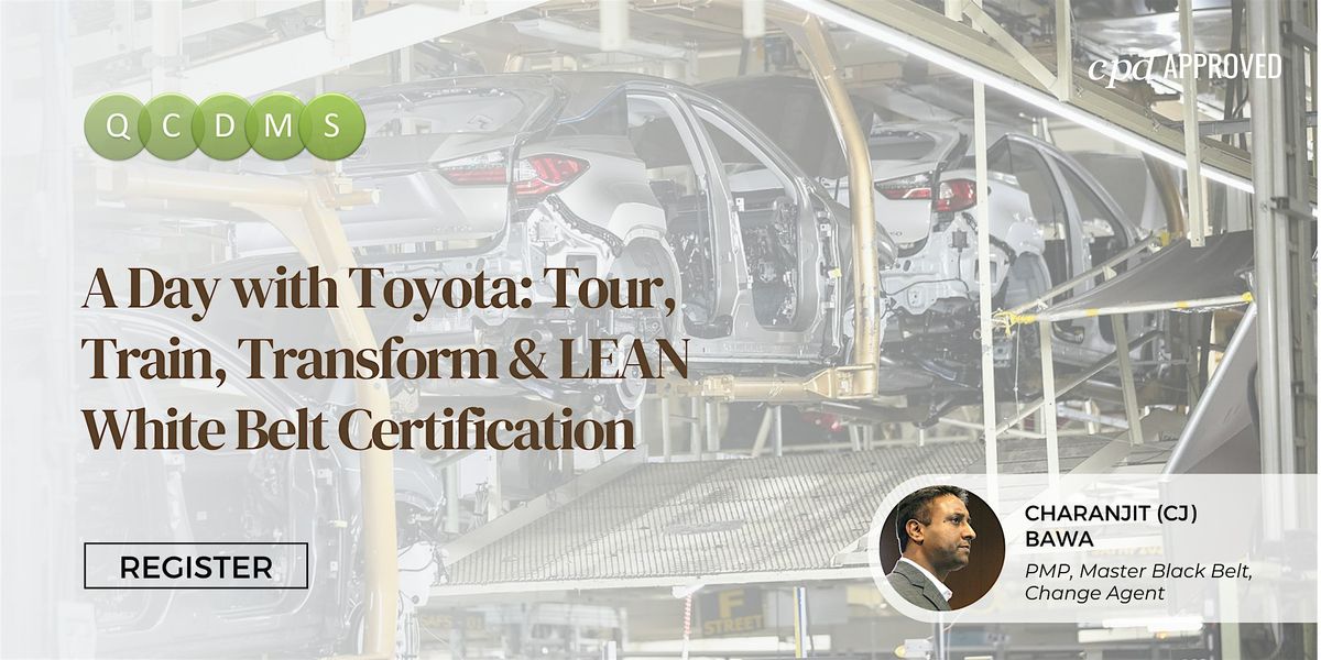 AI Day with Toyota: Tour, Train, Transform & LEAN White Belt Certification