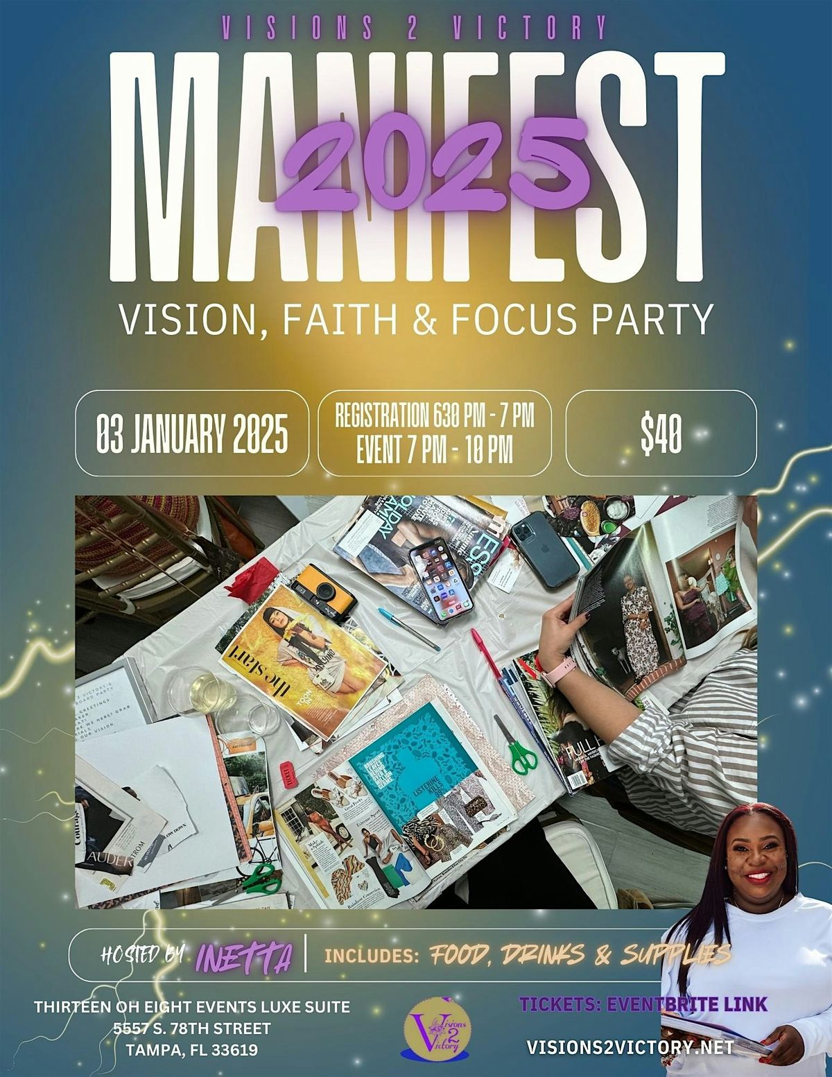 Manifest 2025 Vision, Faith and Focus Party