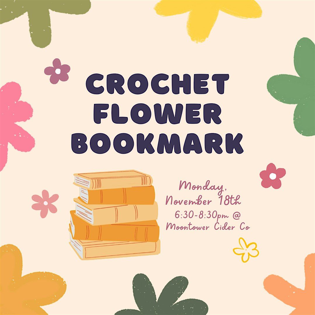 Crochet Flower Bookmark