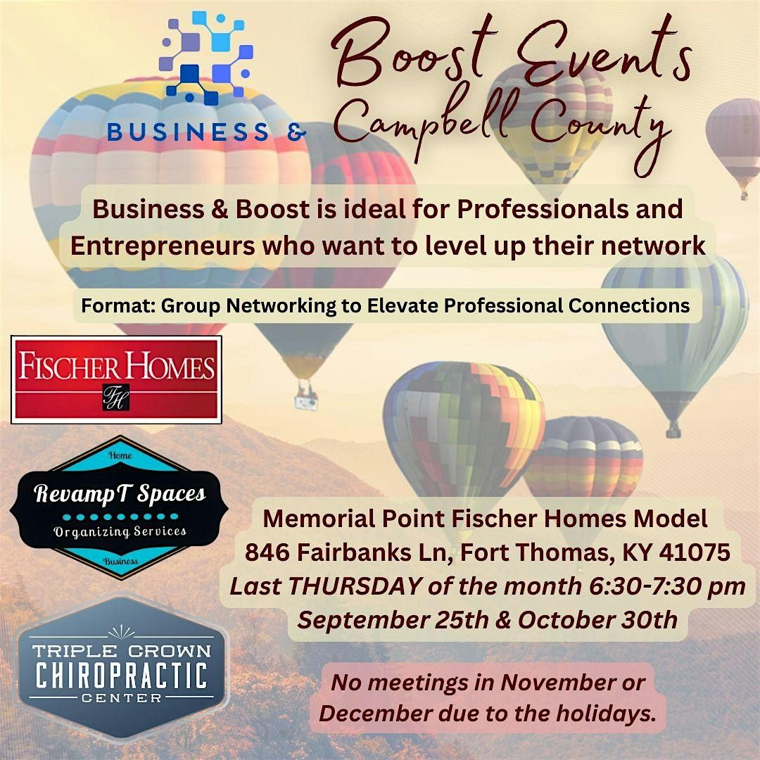 Business & Boost Campbell County - Free Networking Event