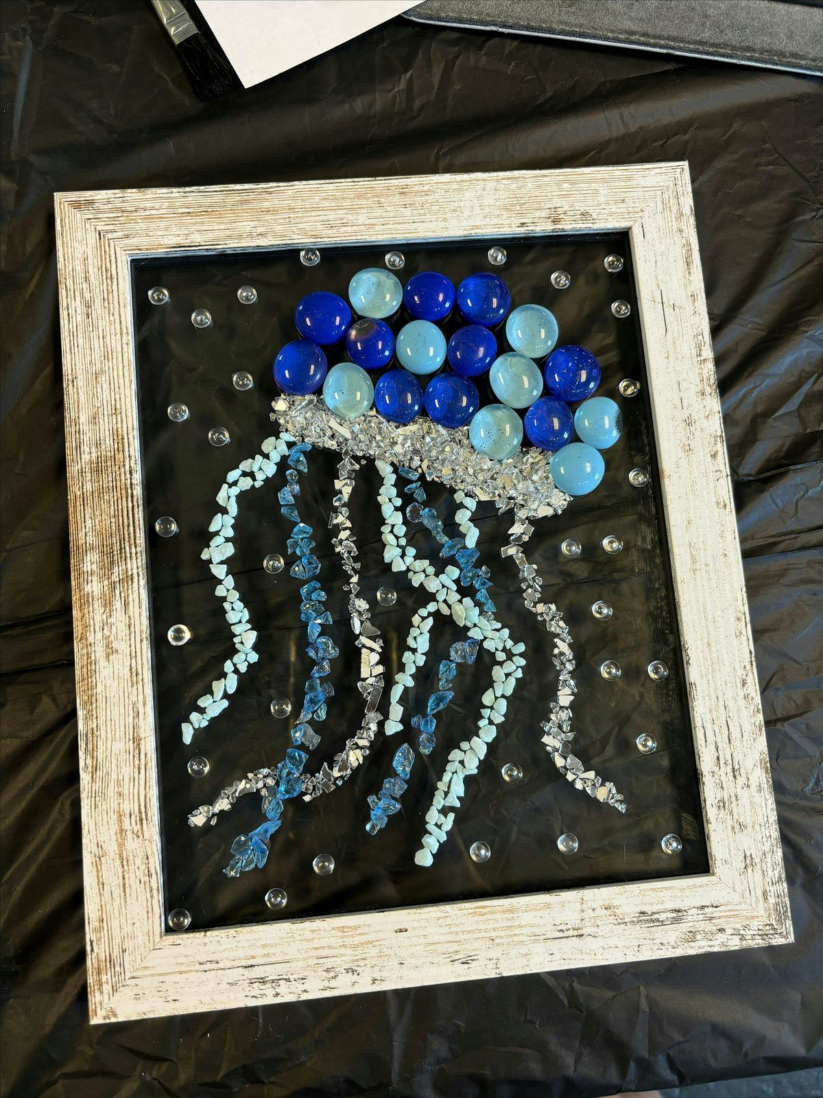 Framed Beachy Resin Art  Workshop