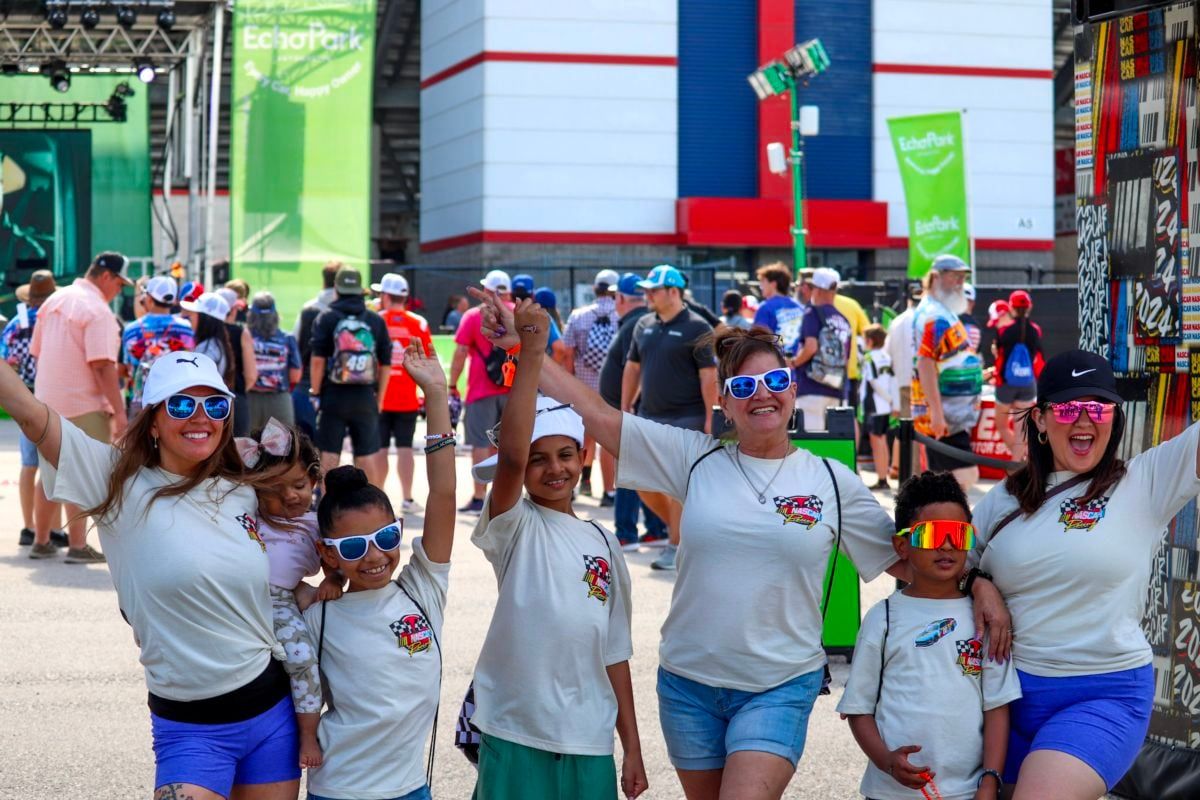 Parking NASCAR Craftsman Truck Series at Charlotte Motor Speedway