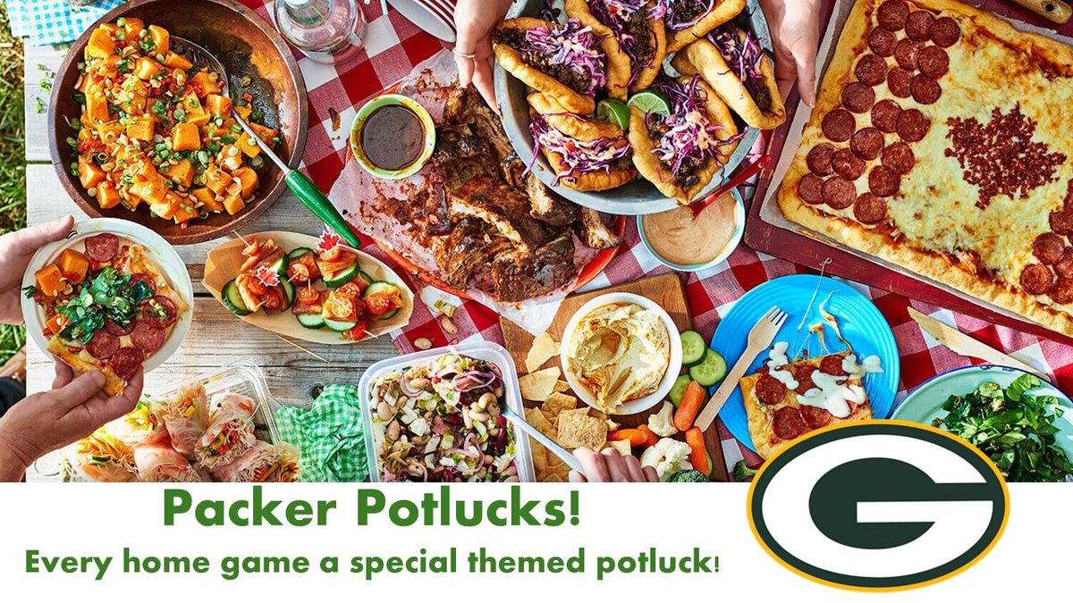 Packer Potlucks - Home Games, Opponent Themed Potluck!