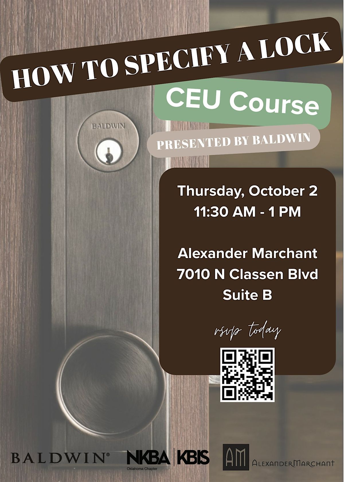 CEU: How to Specify a Lock
