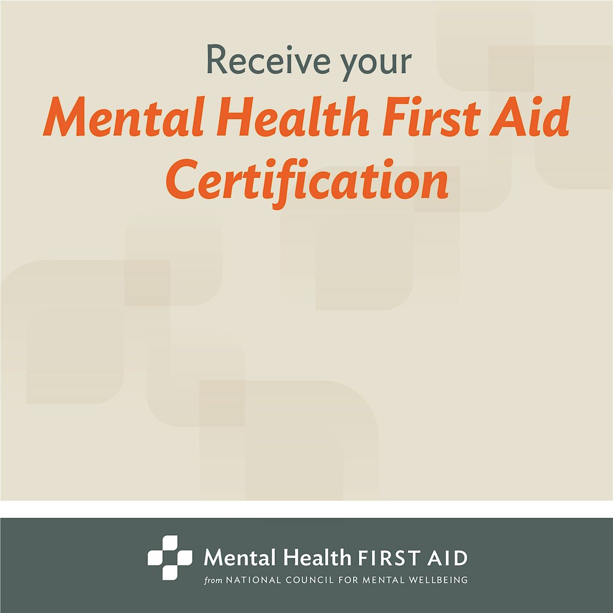 YOUTH MENTAL HEALTH FIRST AID (MHFA) TRAINING