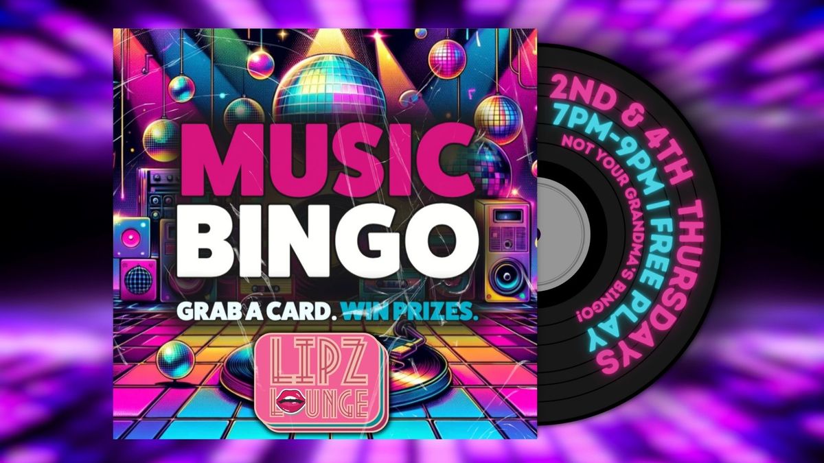 \ud83e\udea9 Mixtape Music Bingo @ Lipz Lounge!