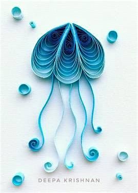 Jellyfish - Paper Quilling