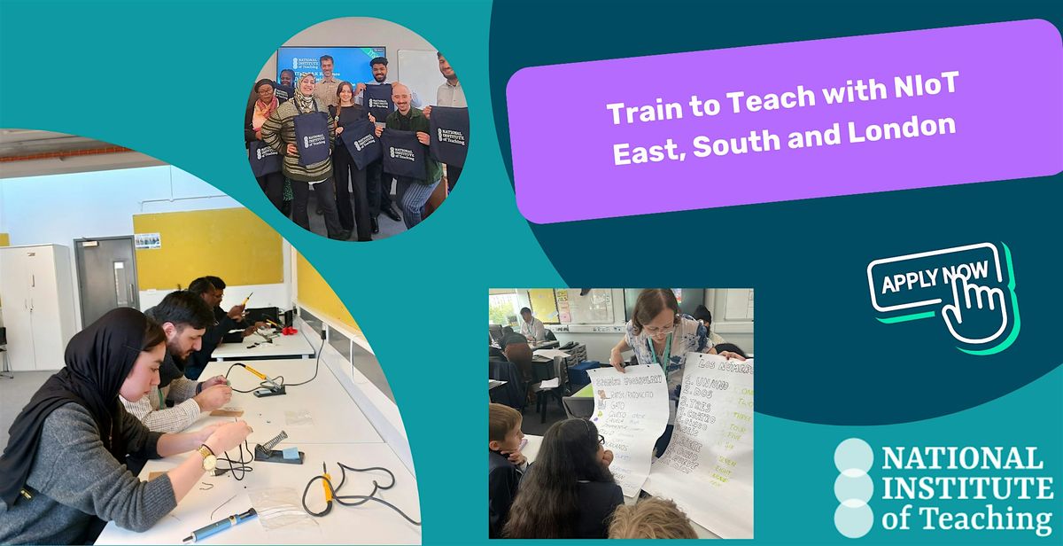 Train to Teach with NIoT East, South and London- Visit our training hub!
