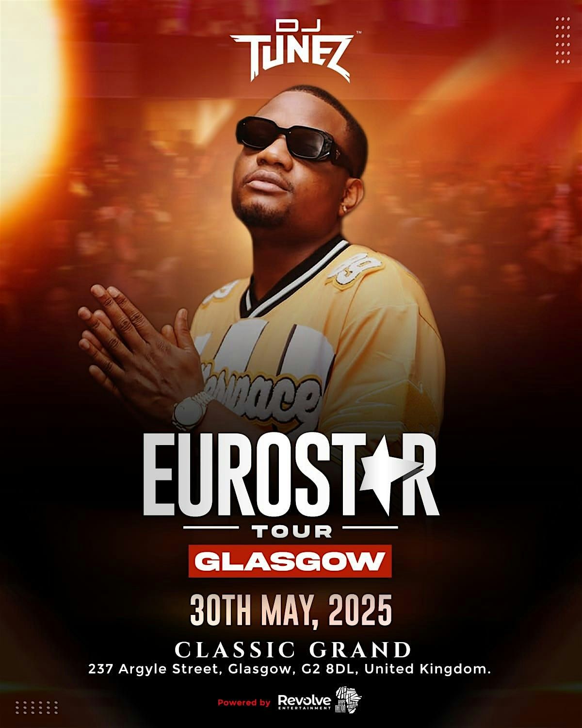 DJ Tunez Euro star tour Glasgow