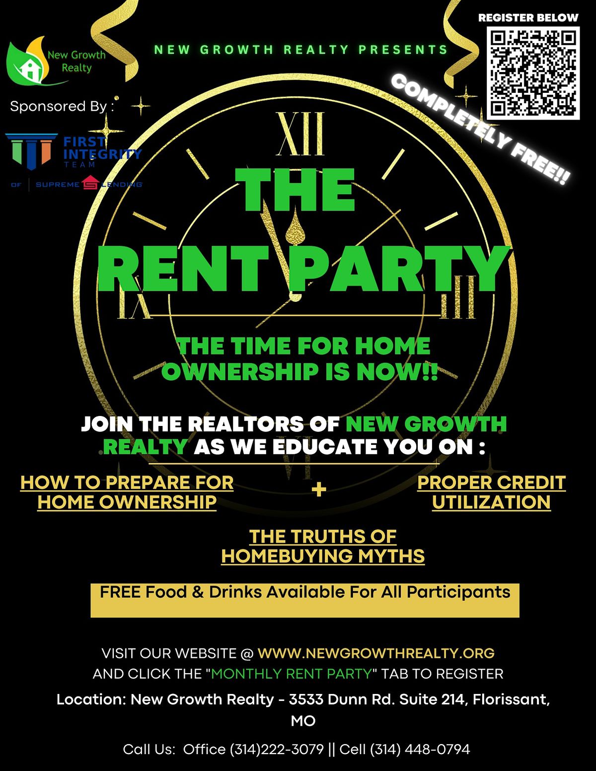 New Growth Realty Presents: The Rent Party