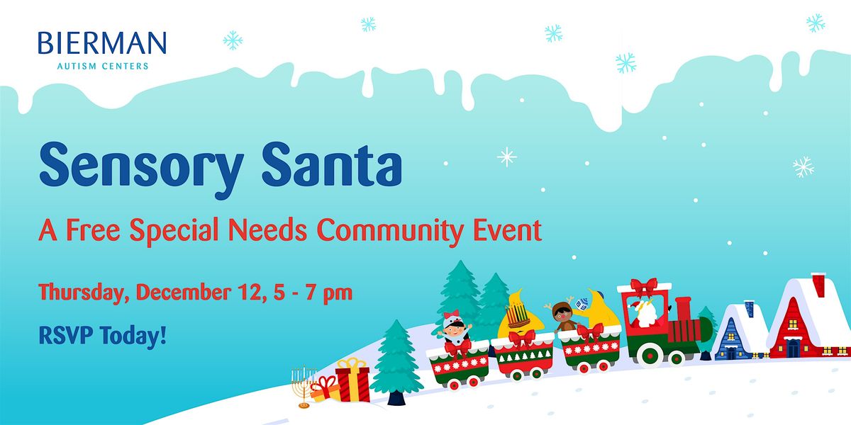 Sensory  Santa Event at Bierman Autism Centers in Berkeley Heights