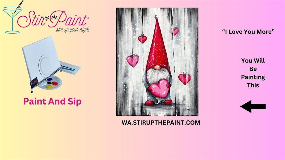 Bellevue Valentine's Paint and Sip, Paint Party, Paint Night