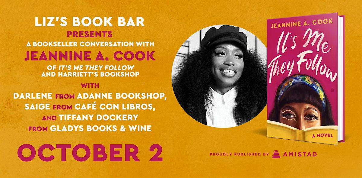 Jeannine A. Cook Book Launch &  A Bookseller Conversation