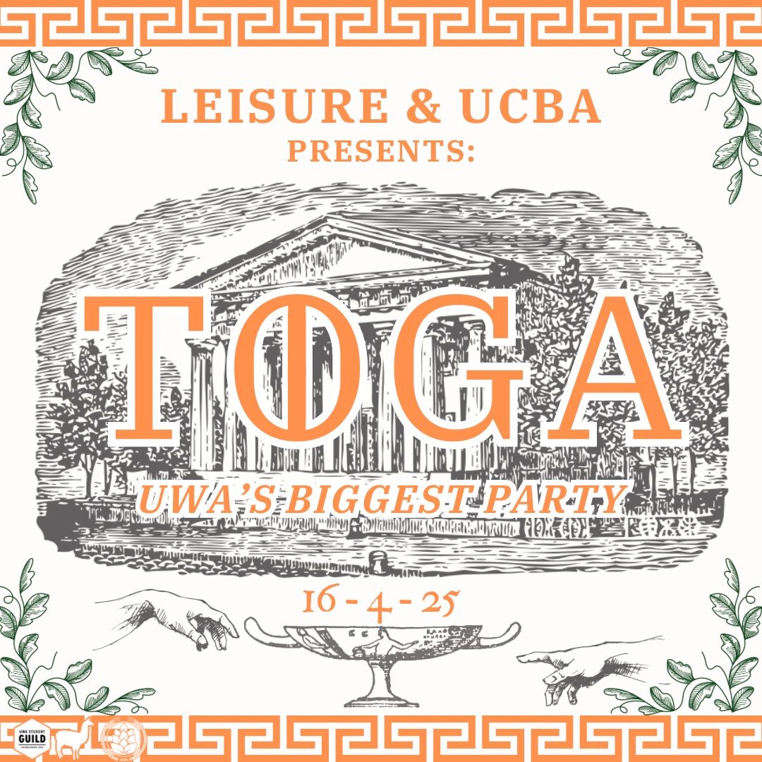 LEISURE x UCBA PRESENT \/\/ Toga Party