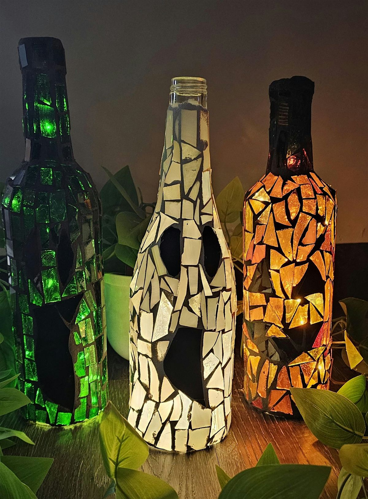 Stained Glass Mosaic Luminary