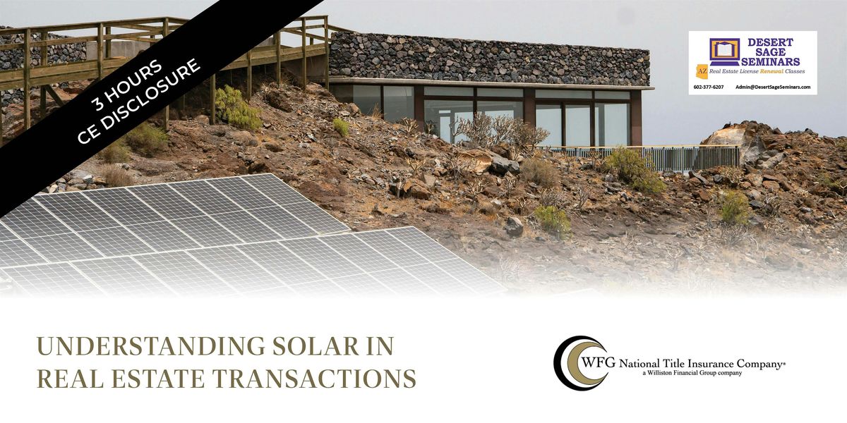 Understanding Solar in  Real Estate Transactions