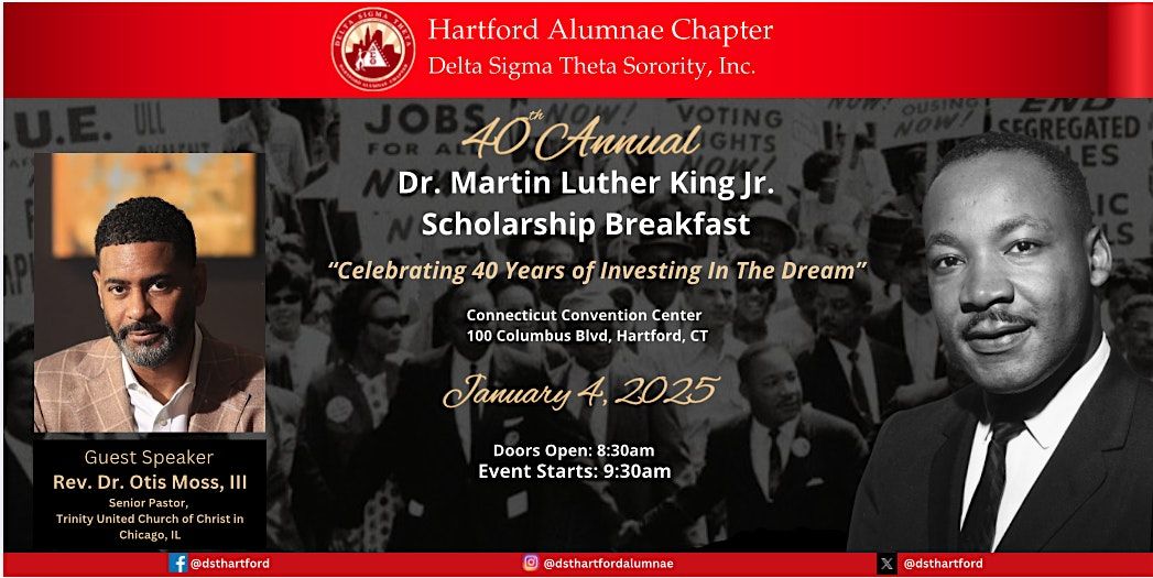 The 40th Annual Dr. Martin Luther King, Jr. Scholarship Breakfast