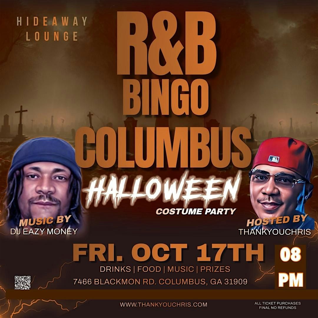 R&B BiNGO Columbus HALLOWEEN! R&B Vs Trap Bingo W\/ Comedian THANK YOU CHRIS
