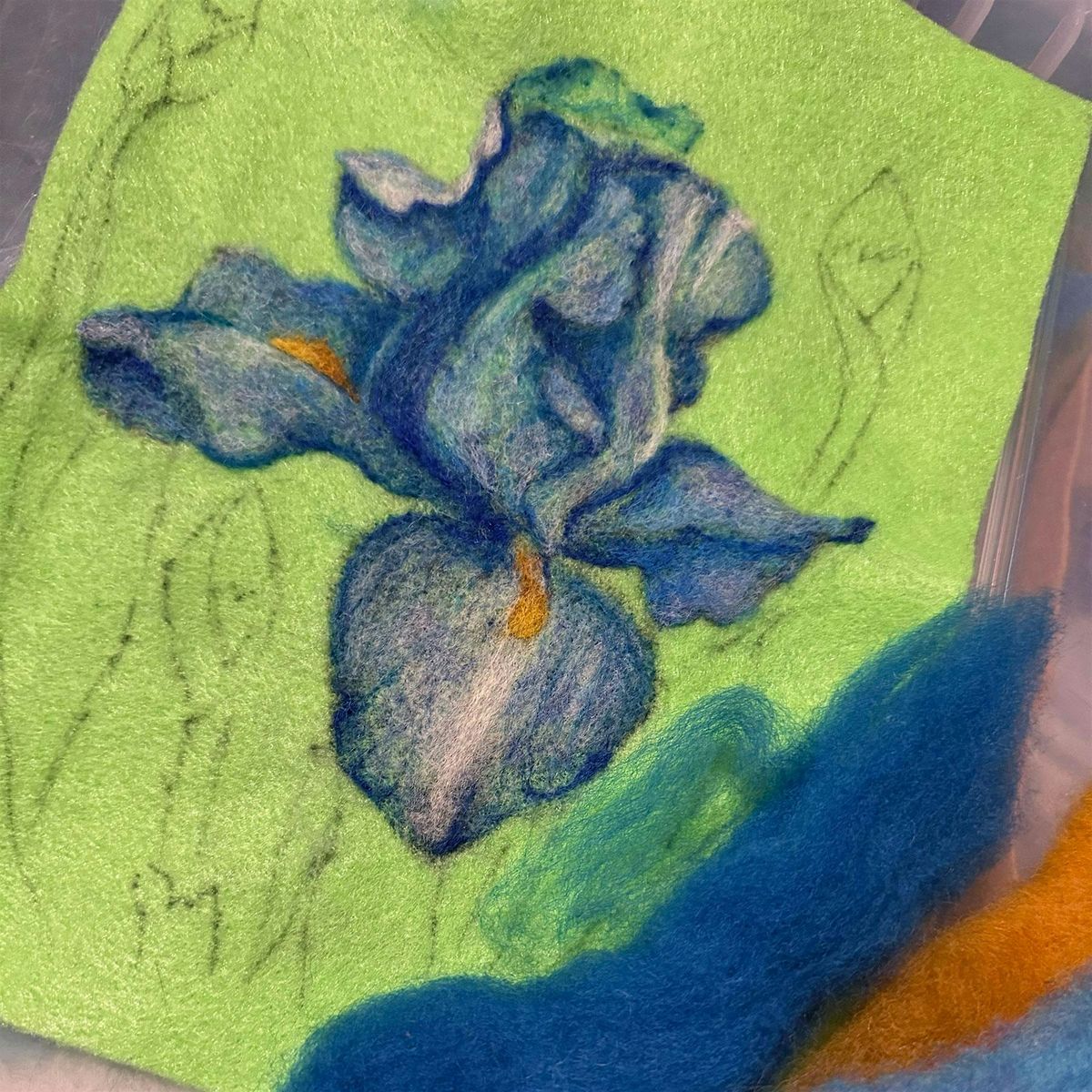 BOTANICAL ART: 2D NEEDLE FELTED FLORAL WORKSHOP