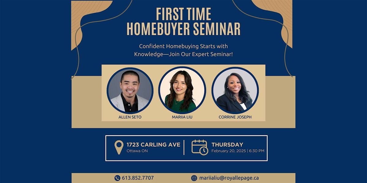 First Time Homebuyer Seminar