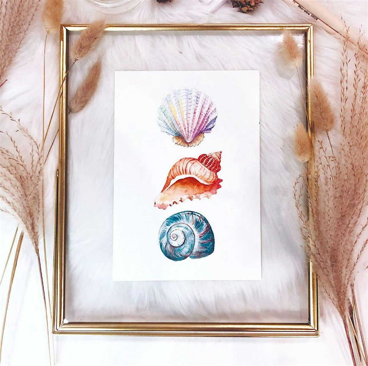 Adult Watercolour Workshop (Seashells)