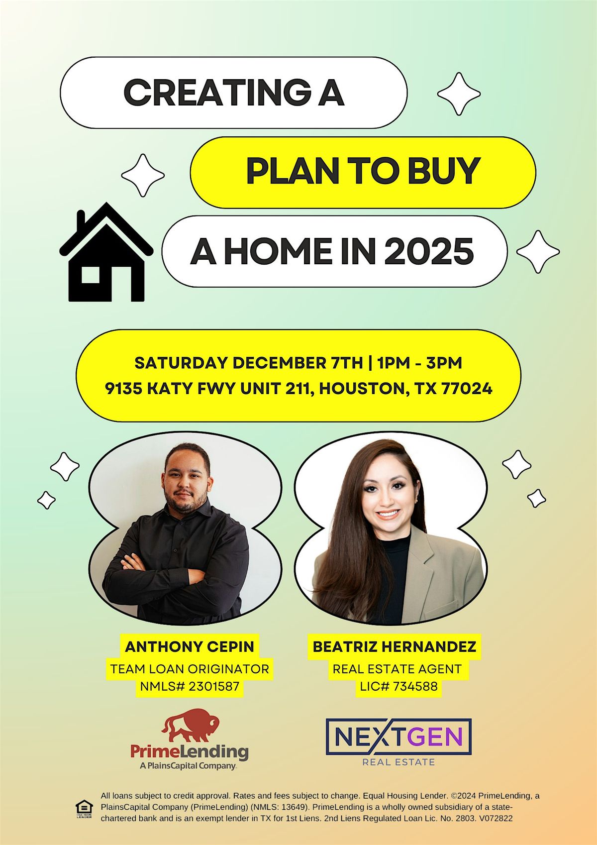 Creating a Plan to Buy a Home in 2025 | In-Person Homebuyer Seminar