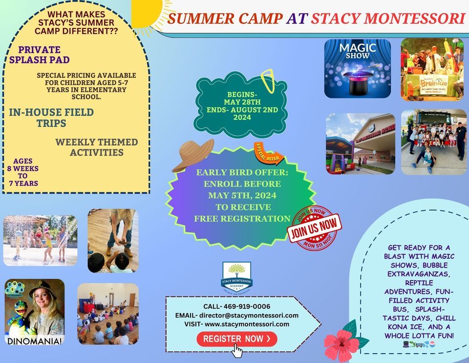 SUMMER CAMP AT STACY MONTESSORI