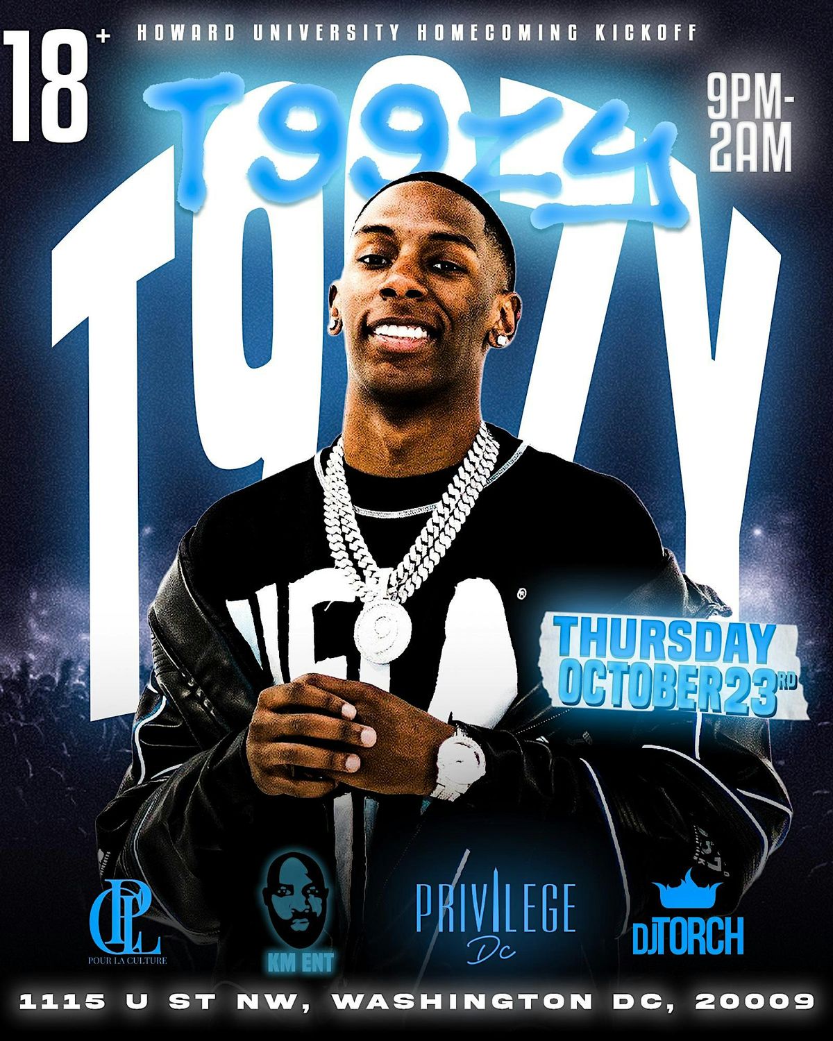 Howard Homecoming Trip Out Kickoff 2025 Featuring \u201cT99zy\u201d