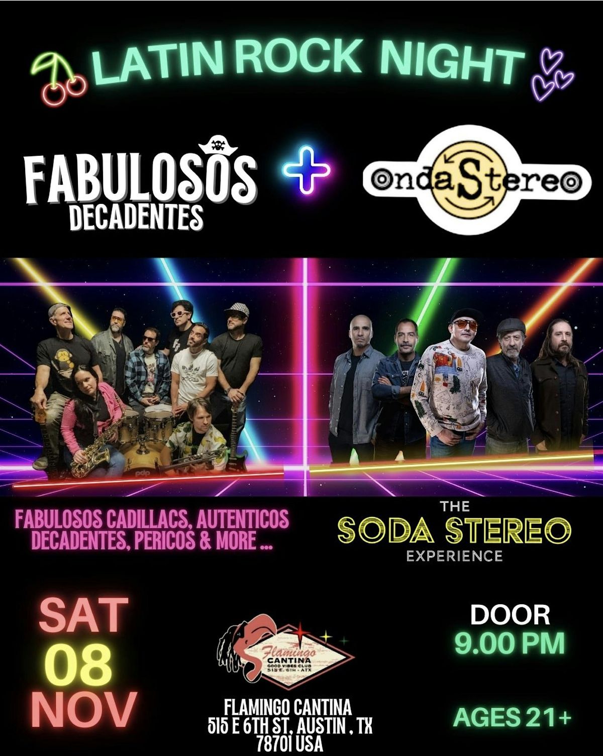 Fabulosos Decadentes + Onda Stereo (The Soda Stereo Experience)