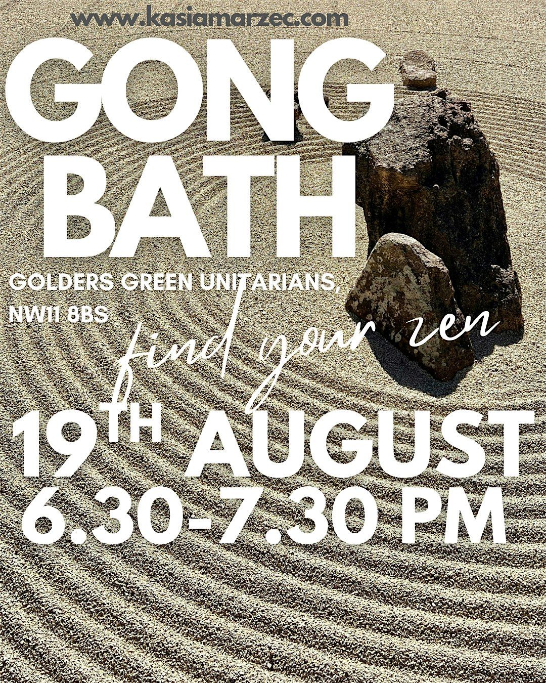 Gong Bath in GOLDERS GREEN UNITARIANS