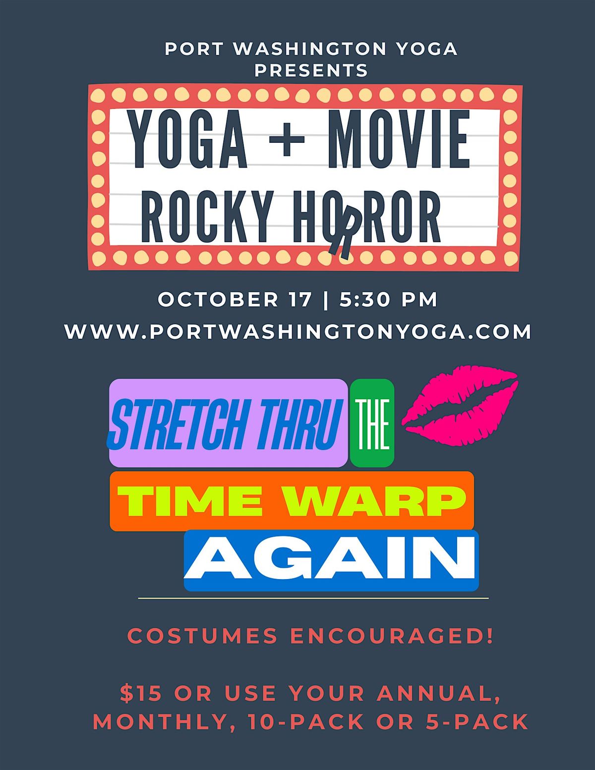(ROCKY HORROR) YOGA MOVIE NIGHT