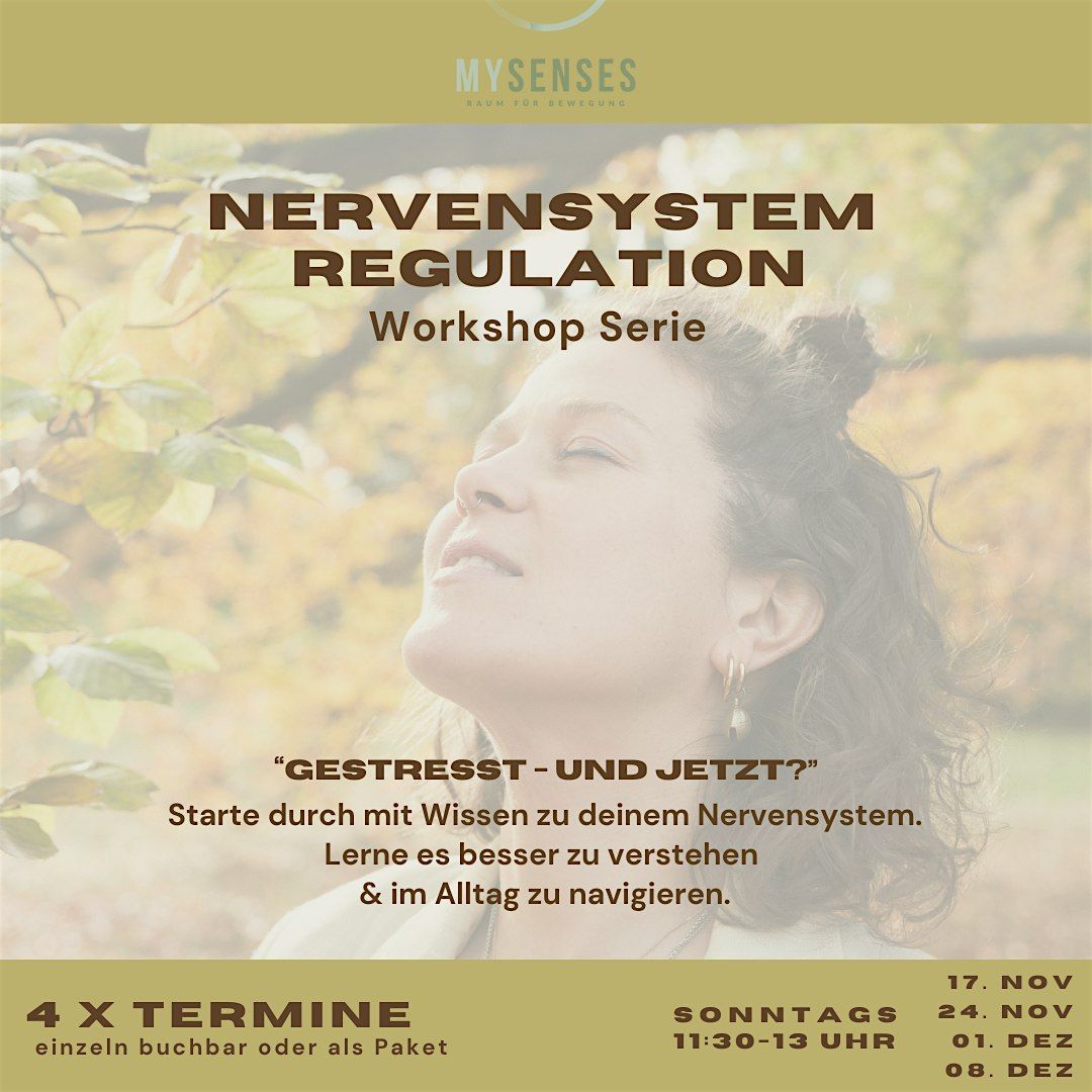 STRESS & NERVENSYSTEM REGULATION - WORKSHOP @MySense Studio