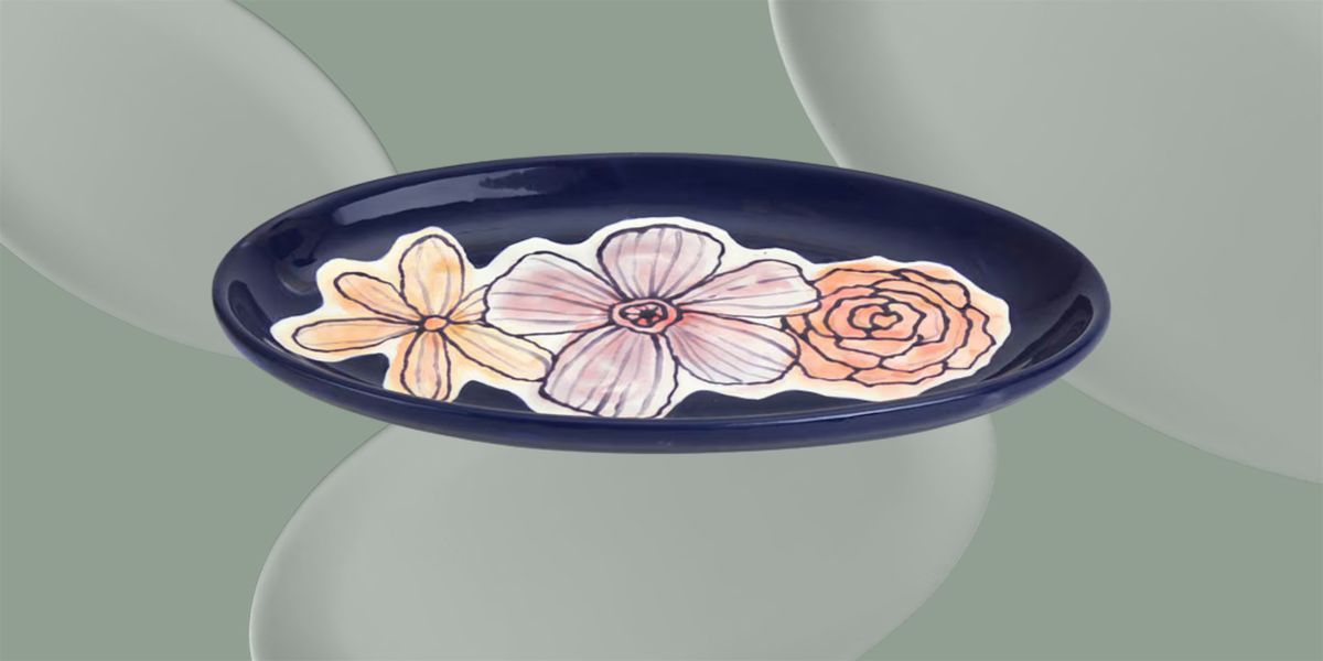 Pottery with  P\u00e5r\u00e5disu - Paint Your Very Own Ceramic Serving Platter!