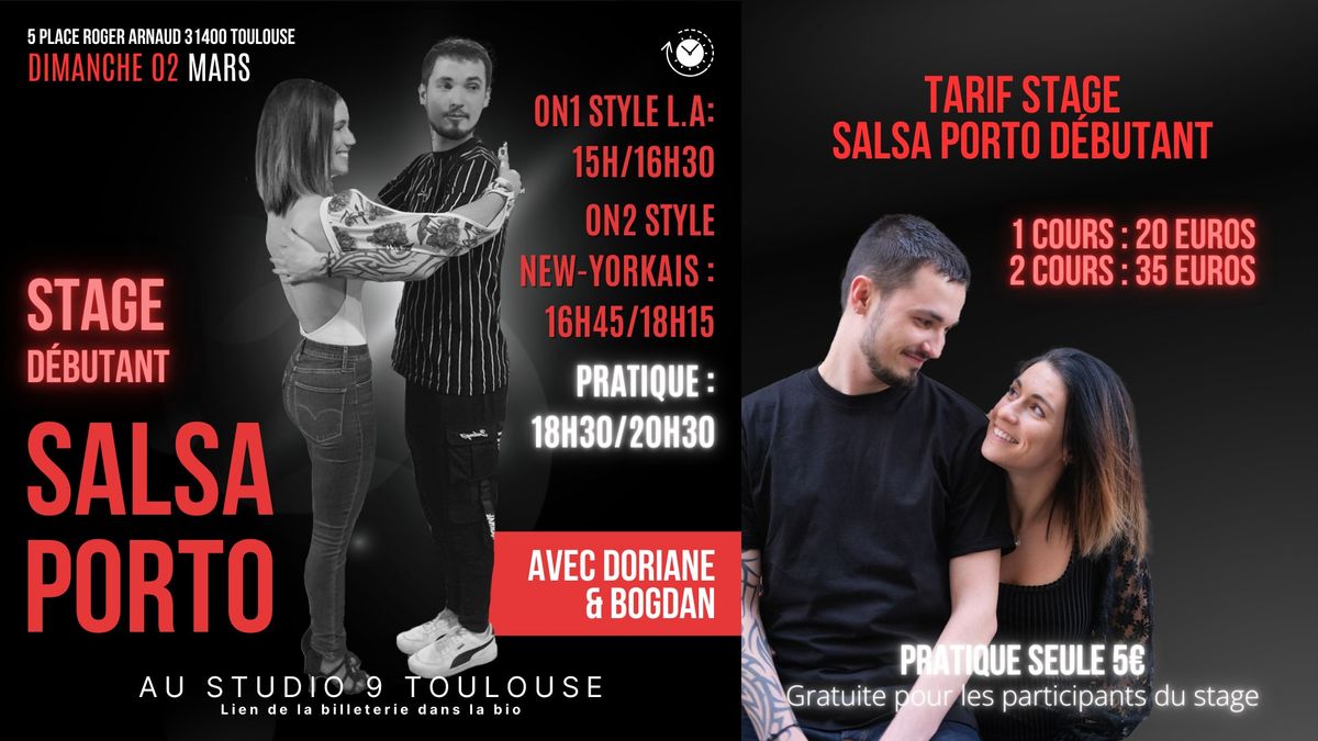 STAGE SALSA PORTO DIMANCHE 02 MARS 2025