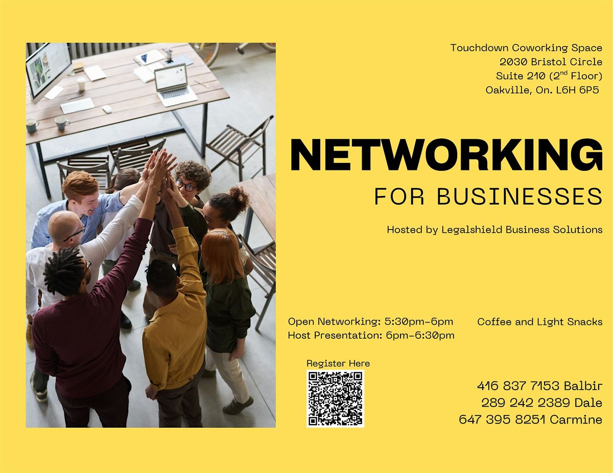 Networking for Businesses - Mississauga\/Oakville