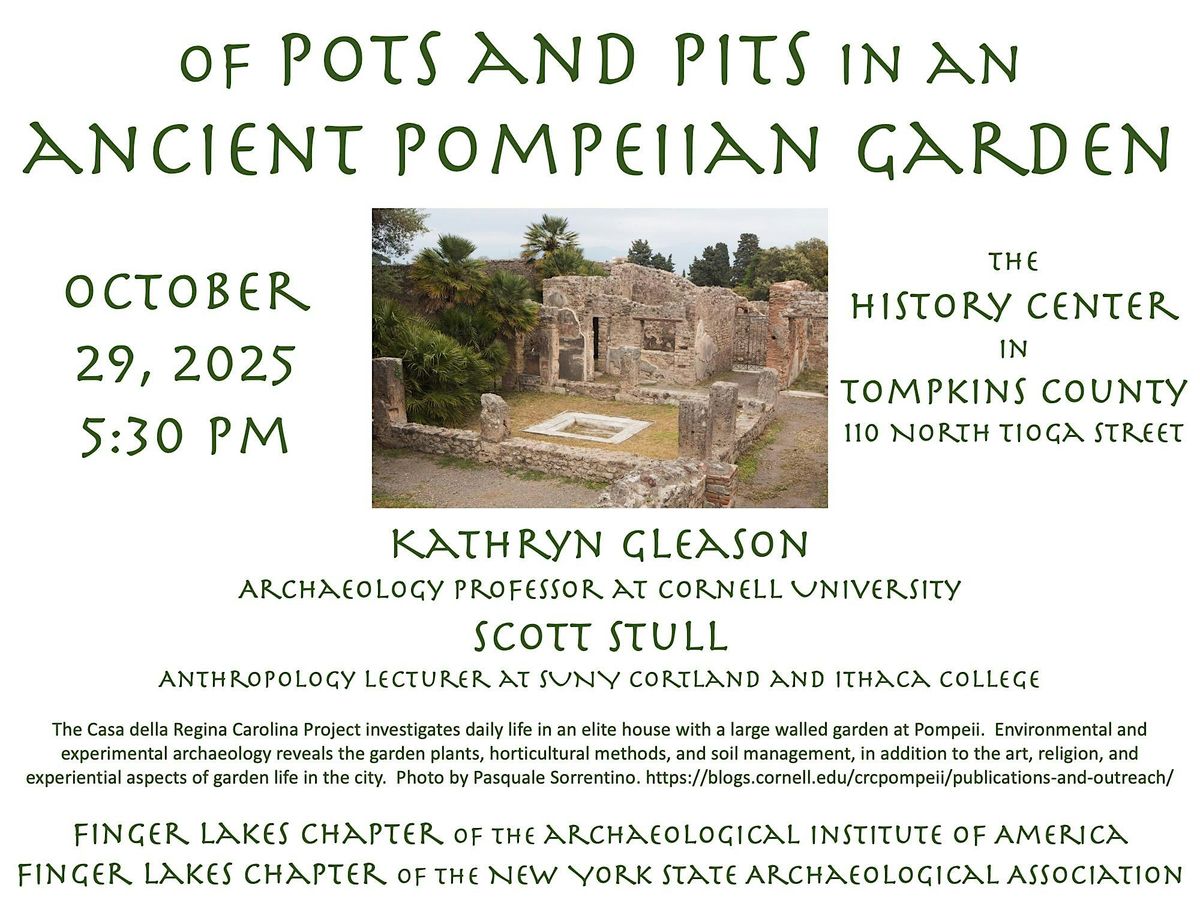 Of Pots and Pits in an Ancient Pompeiian Garden