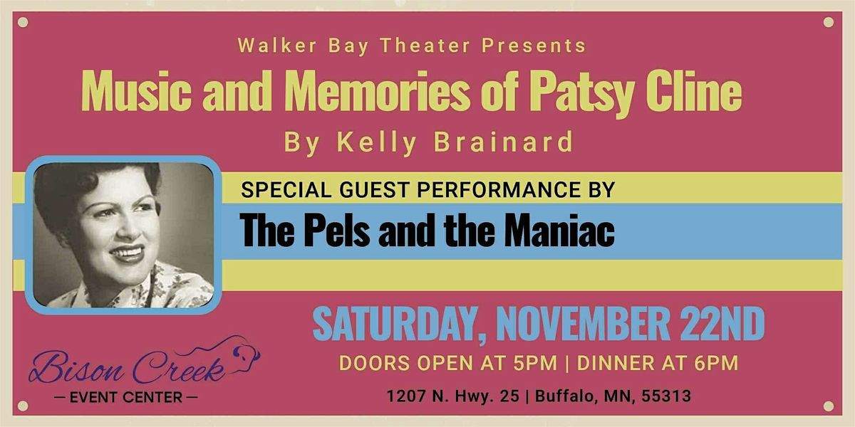 Music and Memories of Patsy Cline ~ Sat., Nov. 22nd, 2025